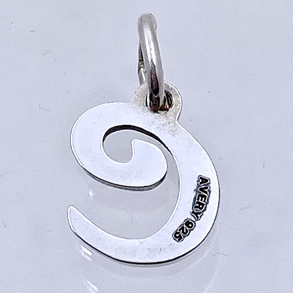 James Avery Sterling Script Initial "C" Charm - image 2